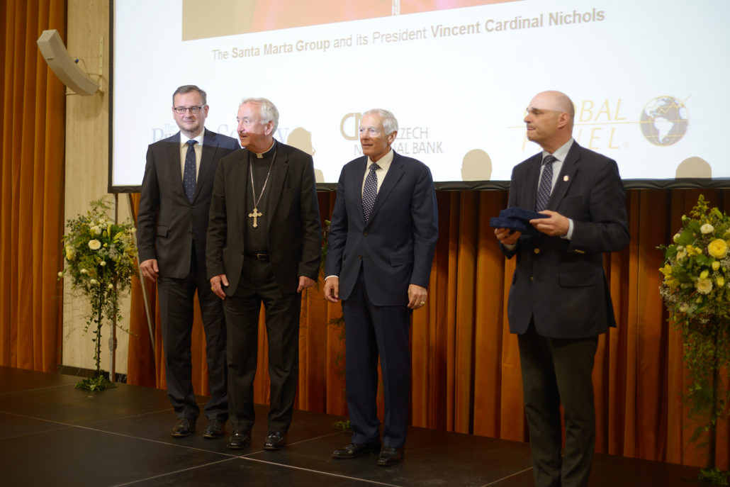 Petr Nečas, Cardinal Nichols, Gen. Wesley Clark, Marc Ellenbogen